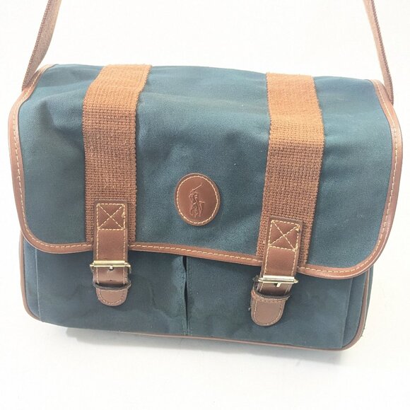 Polo Ralph Lauren RETRO 1980's VINTAGE Shoulder Bag - Picture 1 of 13